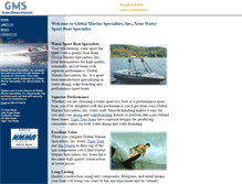 Tablet Screenshot of globalmarinespecialties.com